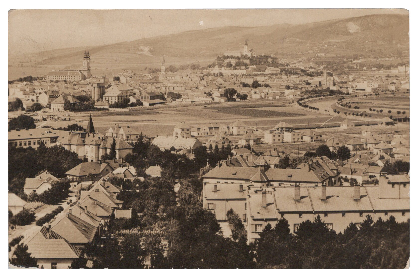 Nitra - pohľad na mesto