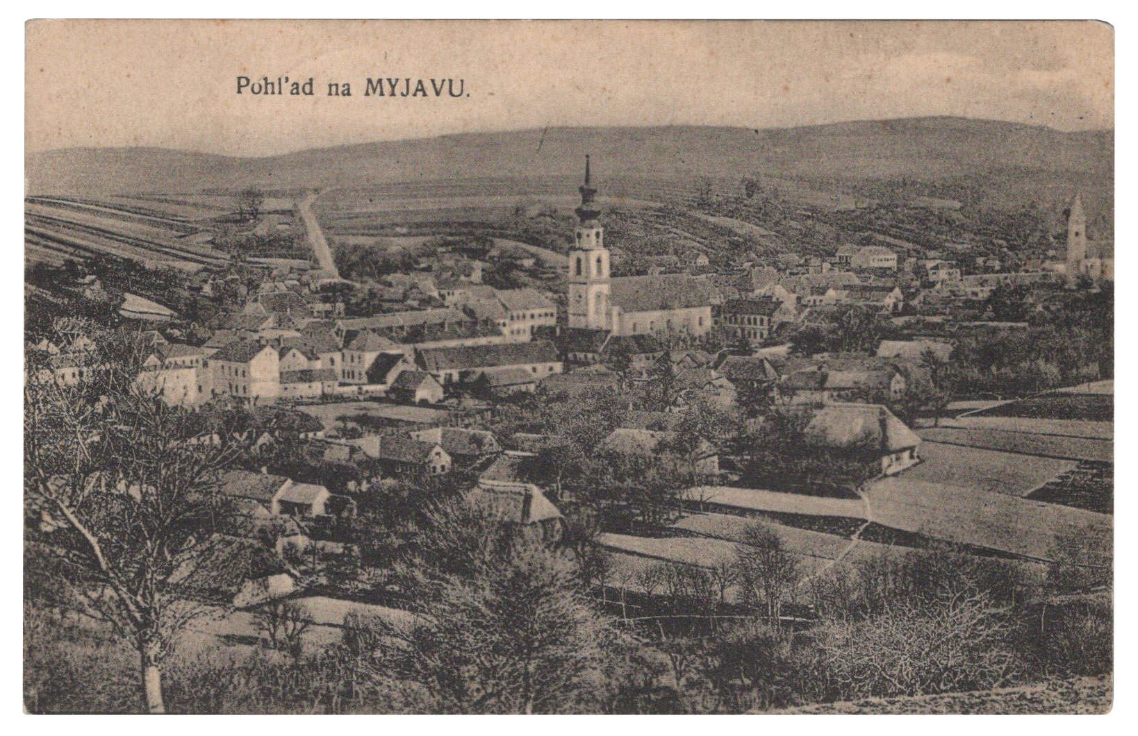 Pohľad na Myjavu