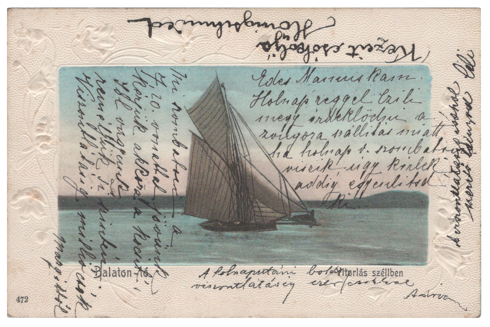 Balaton-tó - Vitorlás szélben
