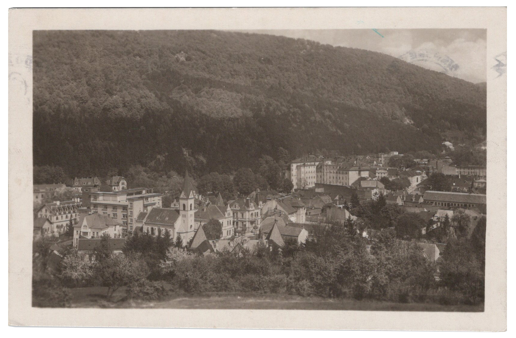 Trenčianske Teplice - pohľad z Čvirigovca