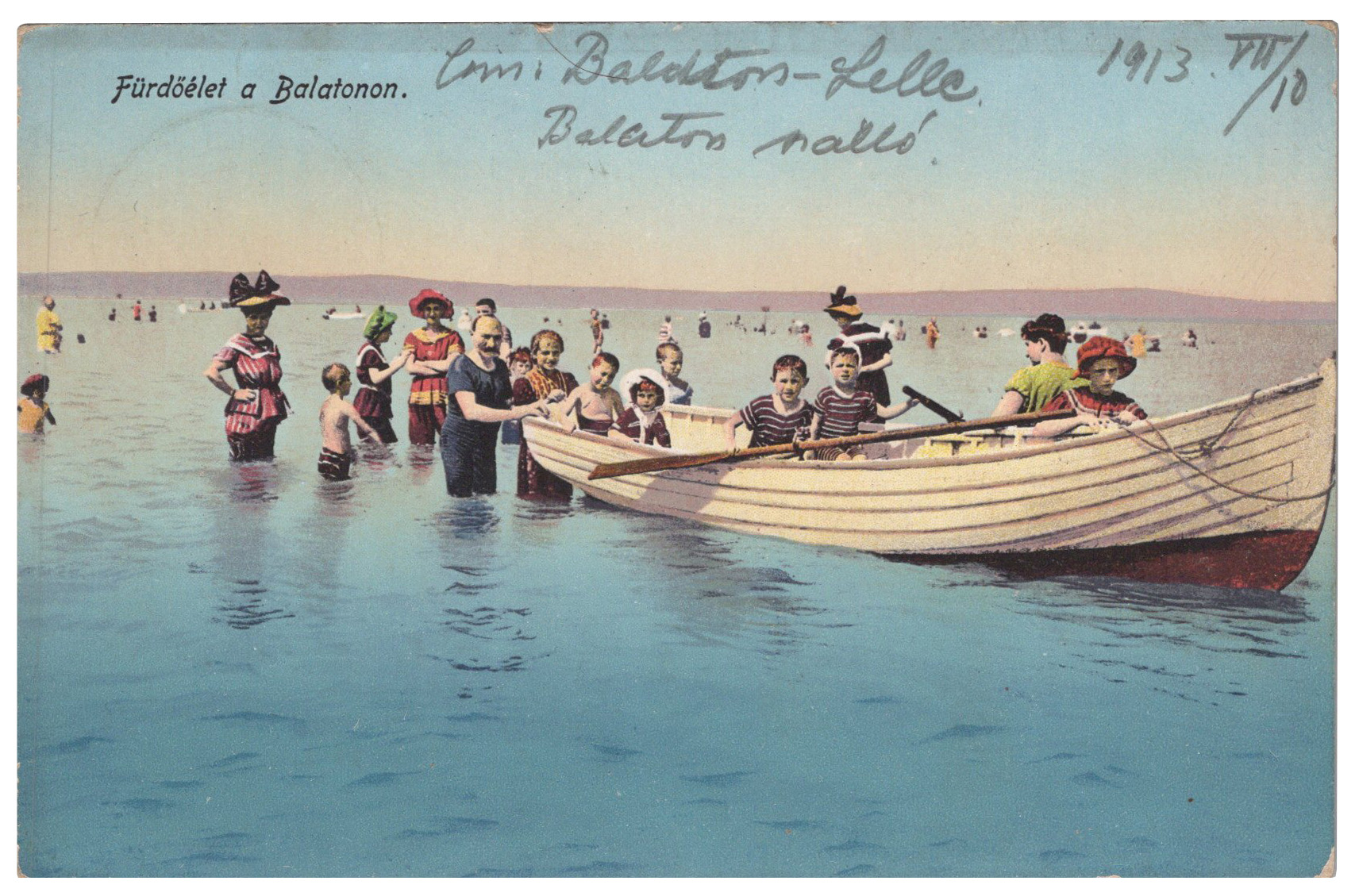 Kúpanie v Balatone - Fürdőélet a Balatonon