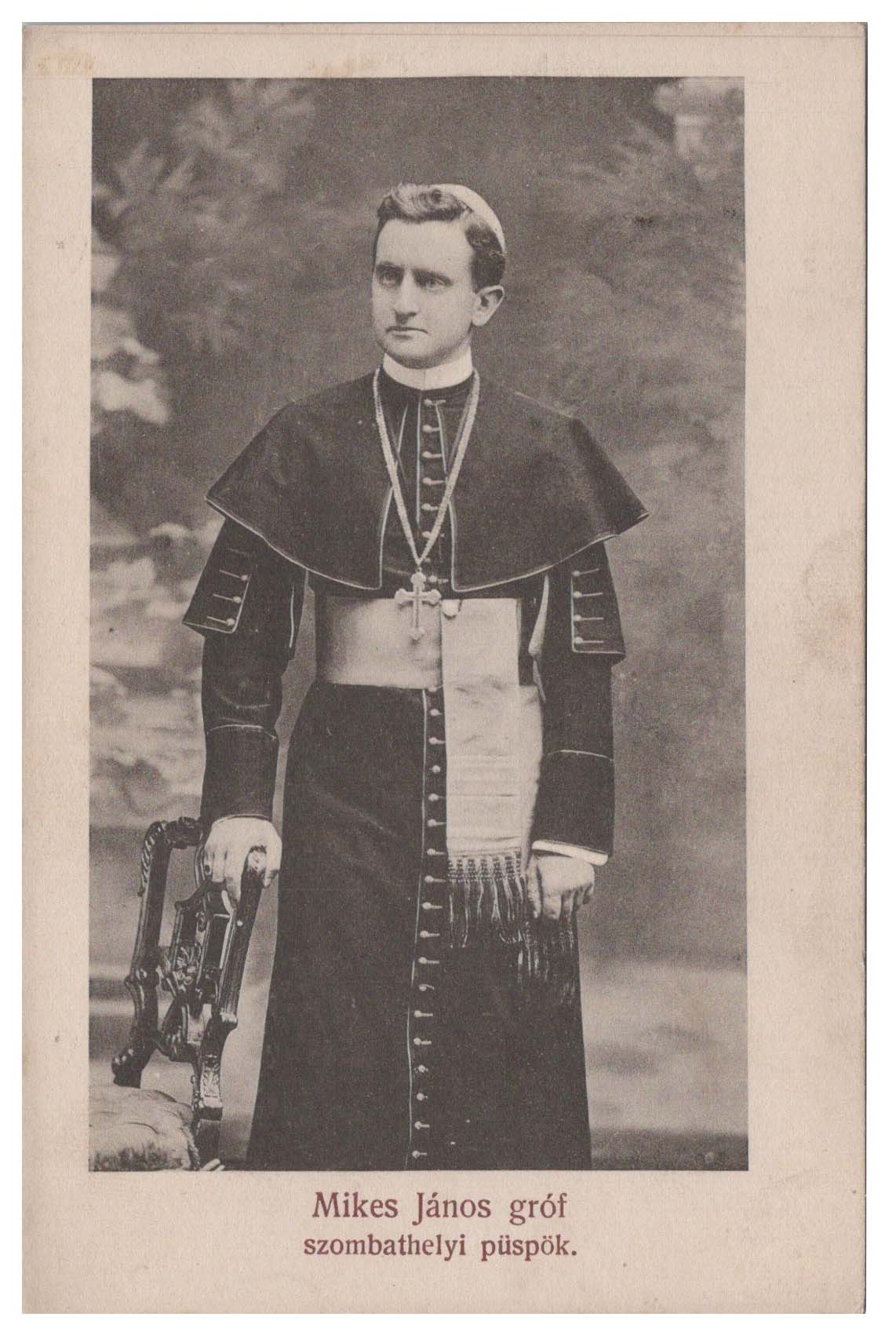 Mikes János gróf - szombathelyi püspök