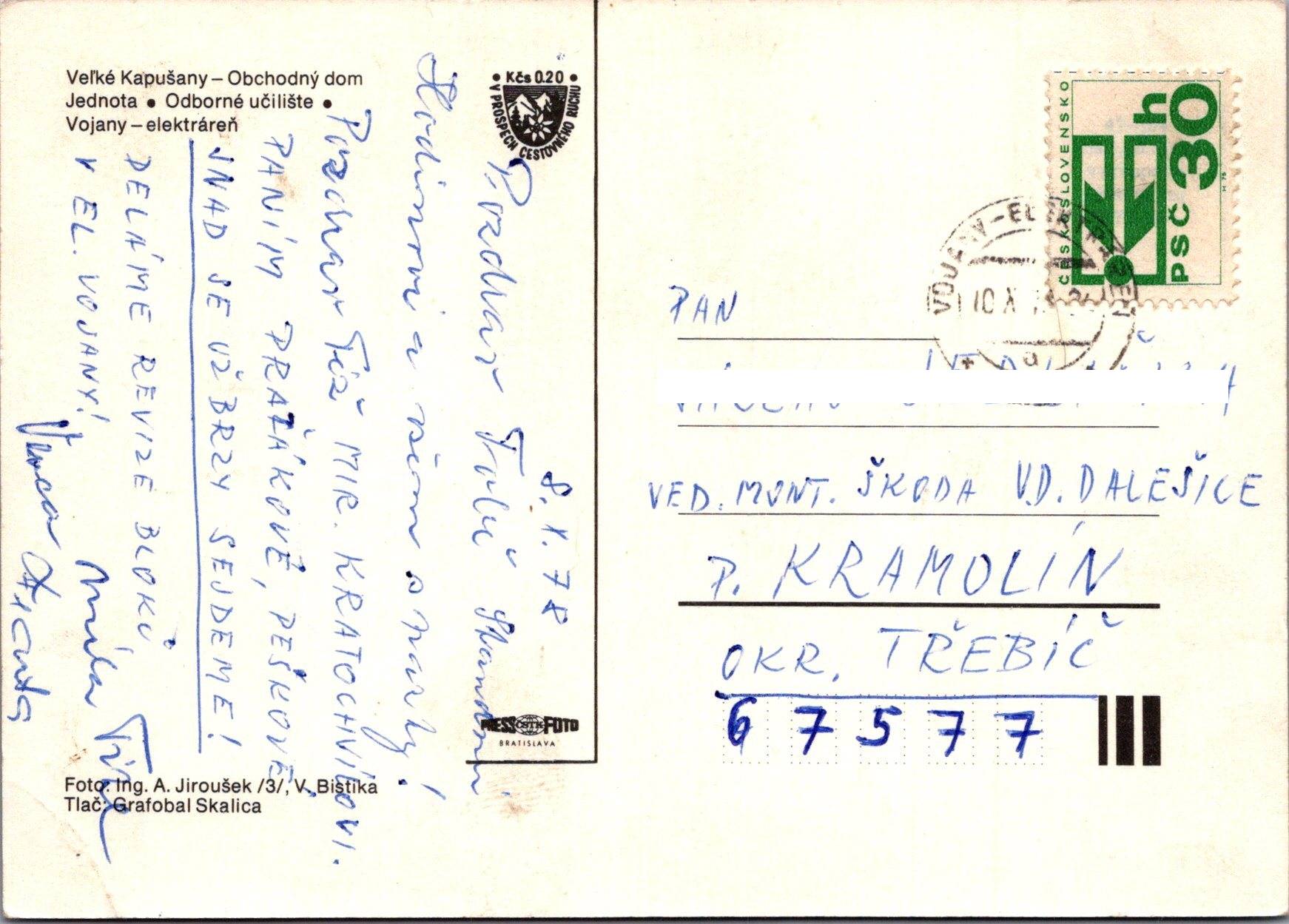 Veľké Kapušany - Vojany