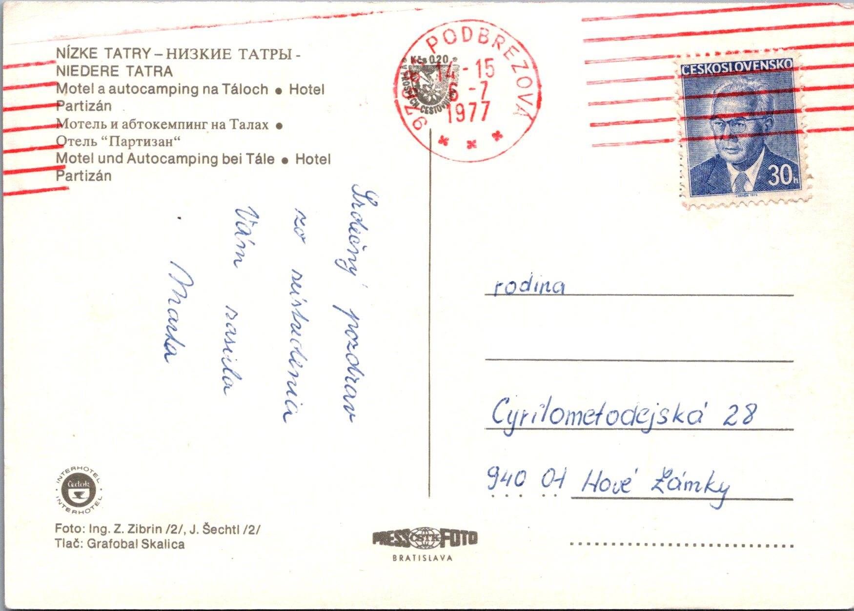 Nízke Tatry - Motel na Táloch