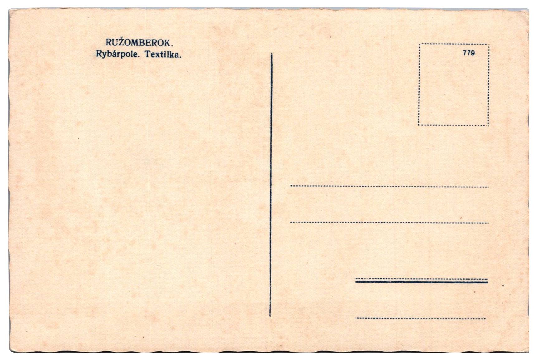 Ružomberok - Rybárpole - Textilka