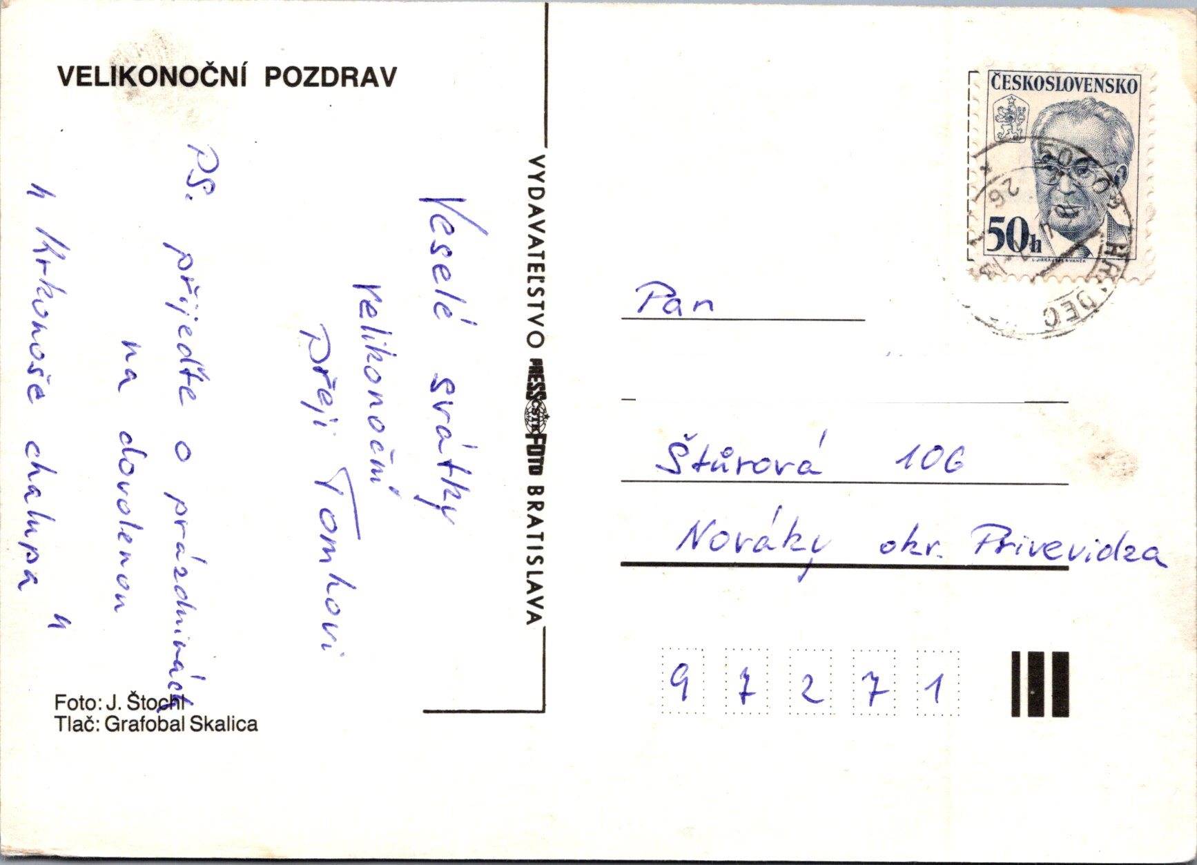 Veľkonočný pozdrav s vajíčkami