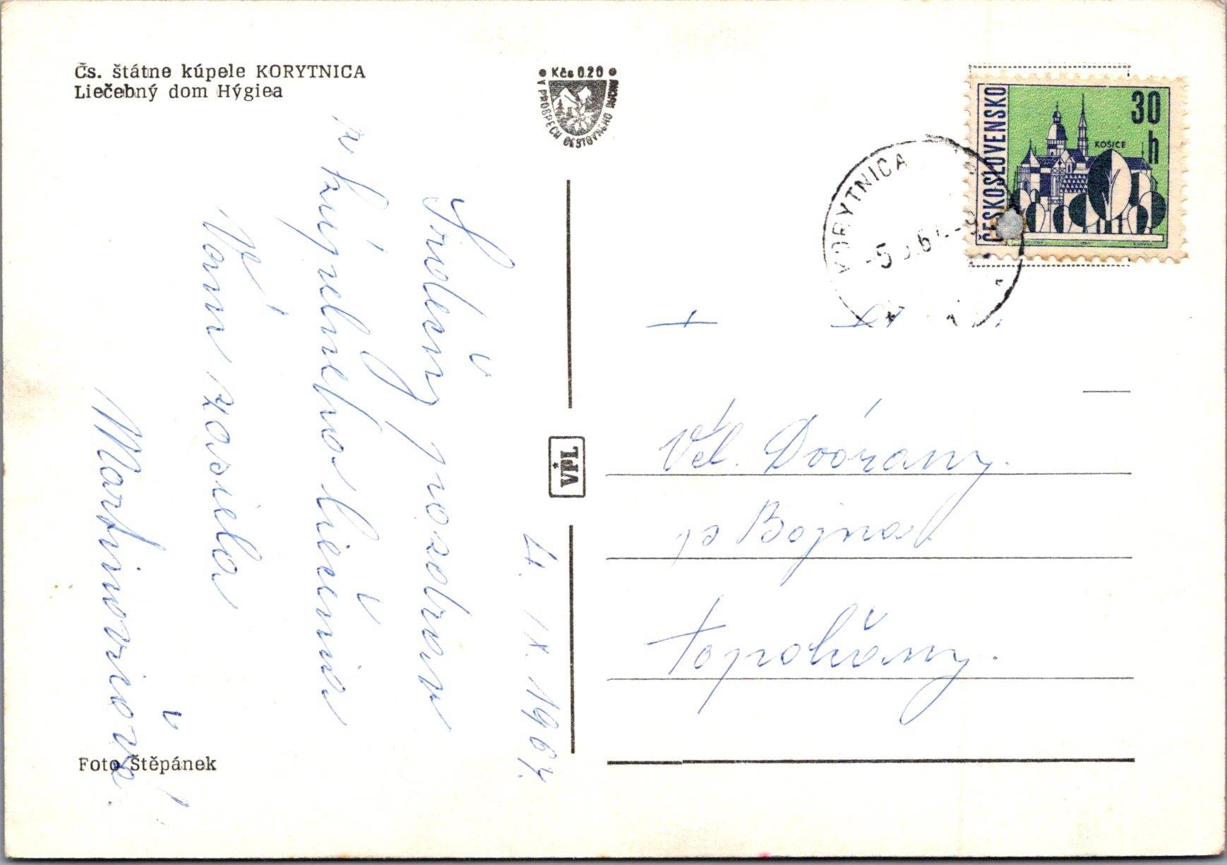 Korytnica - liečebný ústav Hygiea