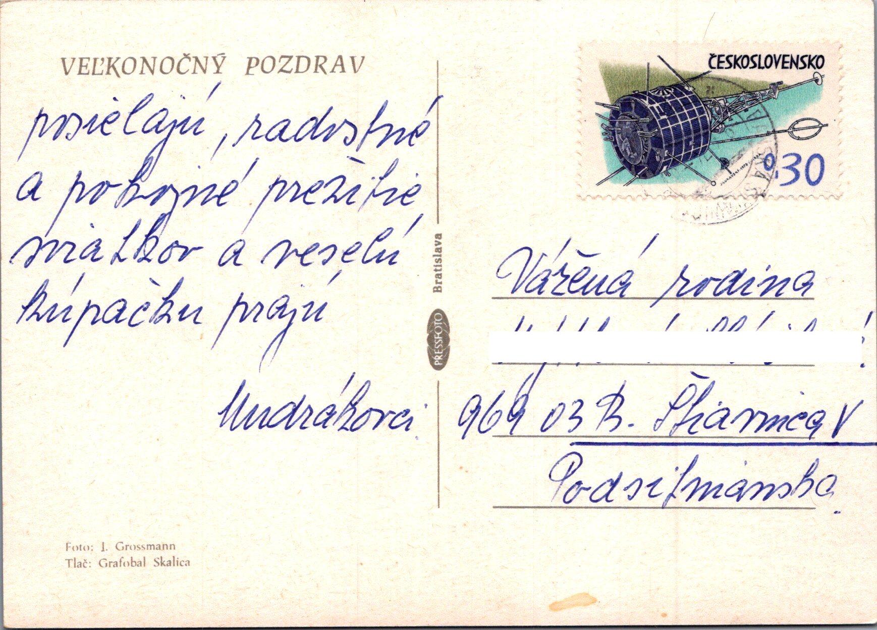 Veľkonočný pozdrav s vajíčkami