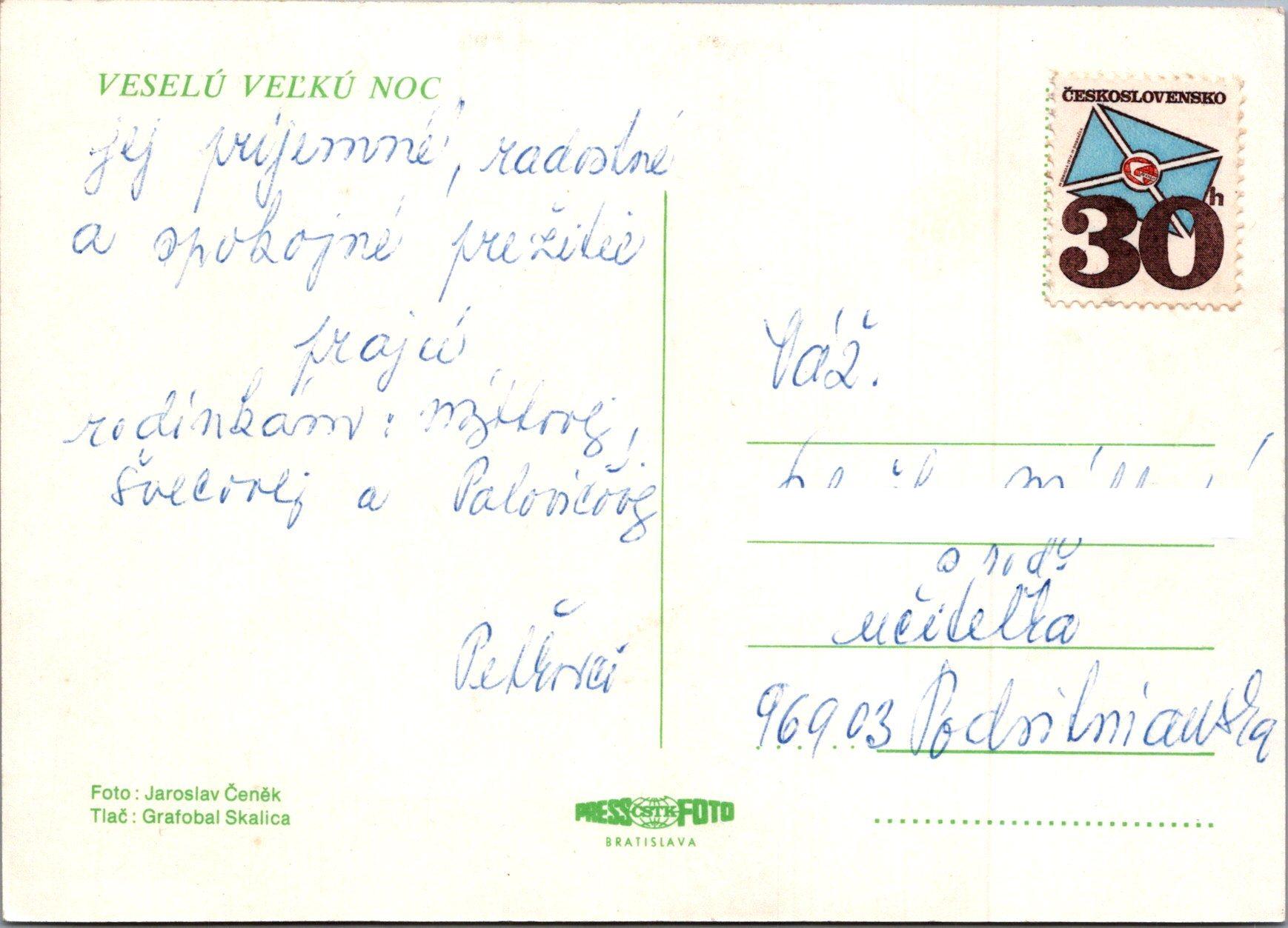 Veľkonočný pozdrav