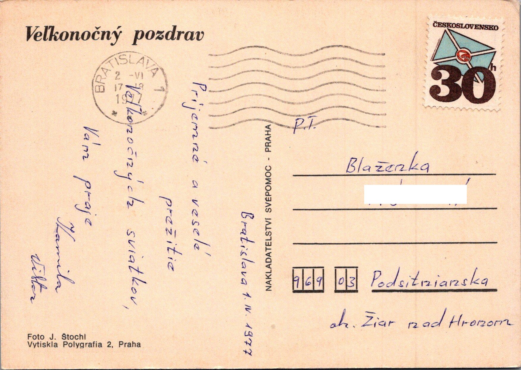 Veľkonočný pozdrav