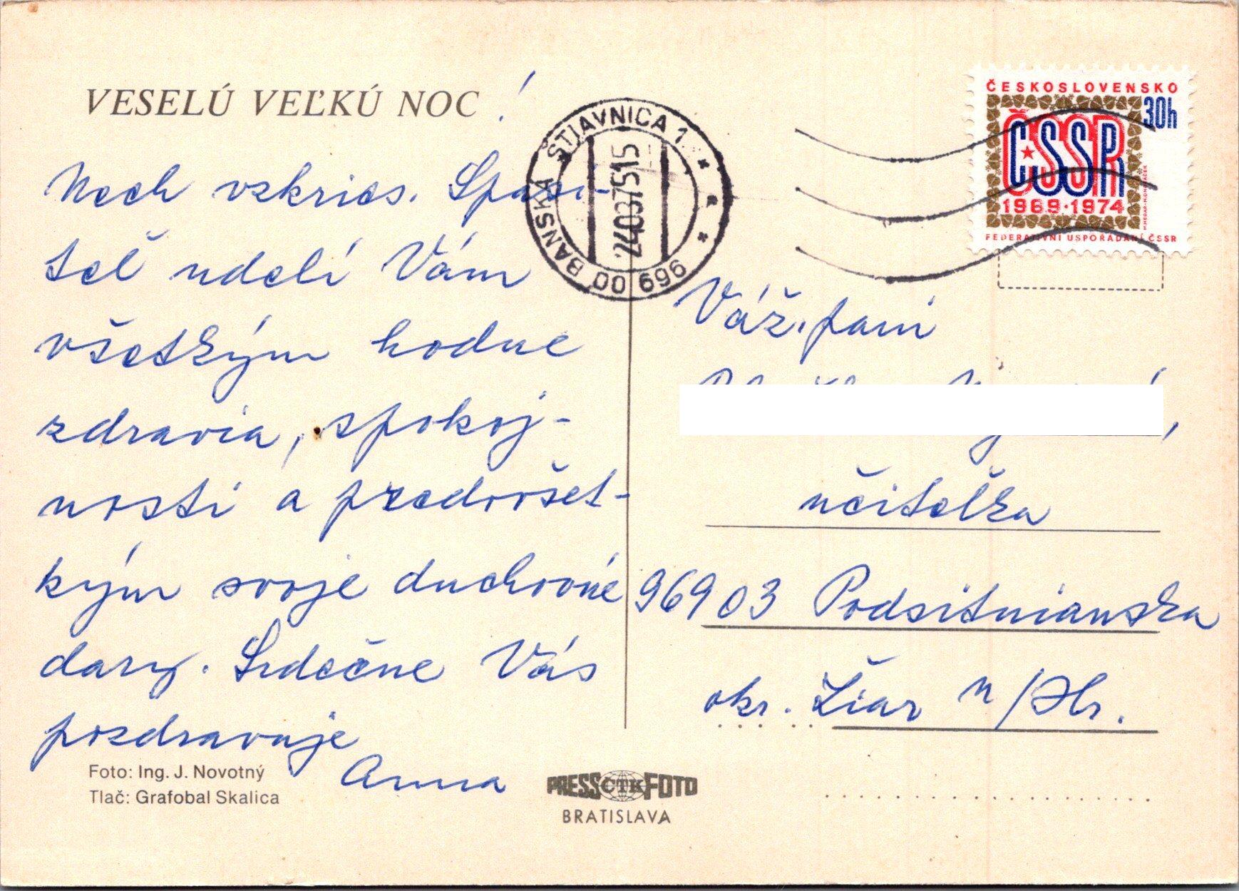 Veľkonočný pozdrav