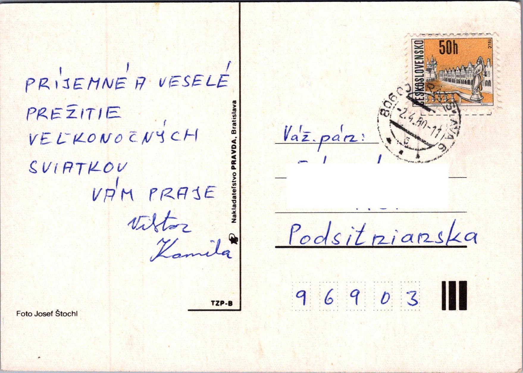 Veľkonočný pozdrav