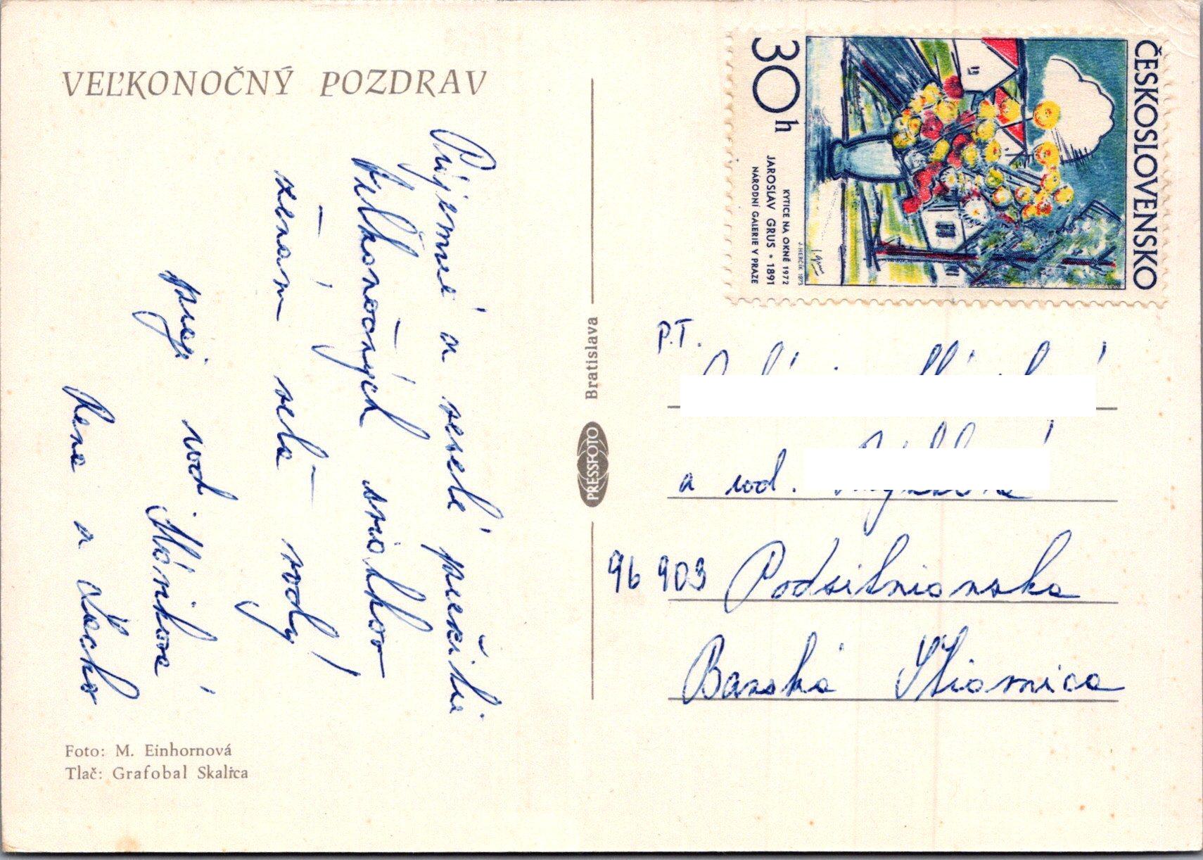 Veľkonočný pozdrav