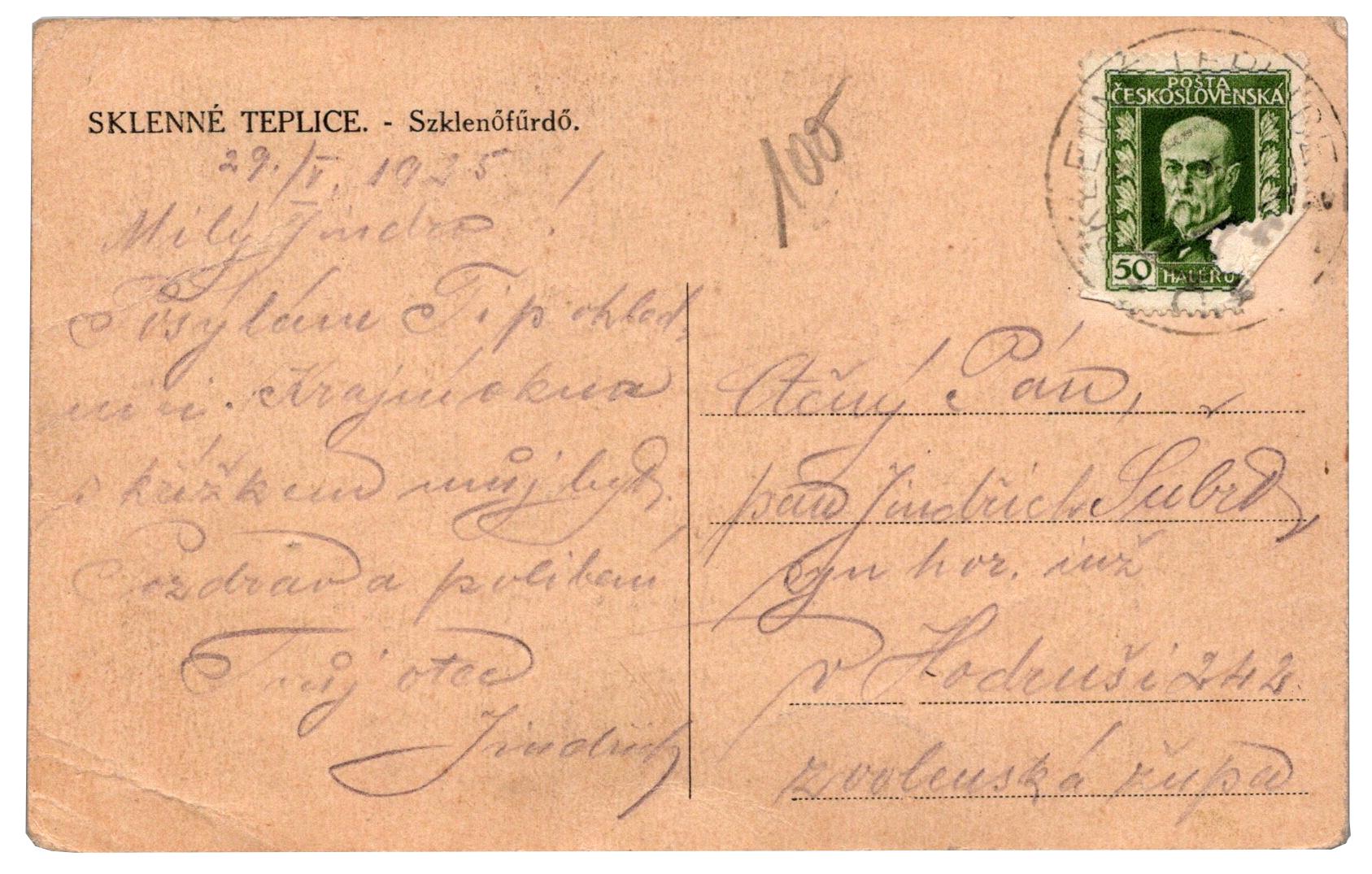 Sklené Teplice - Szklenófürdő