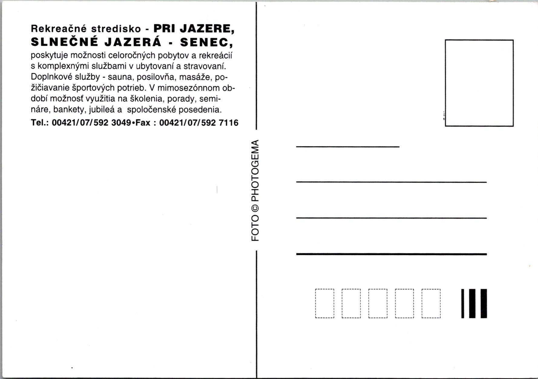 Senec - Slnečné jazerá