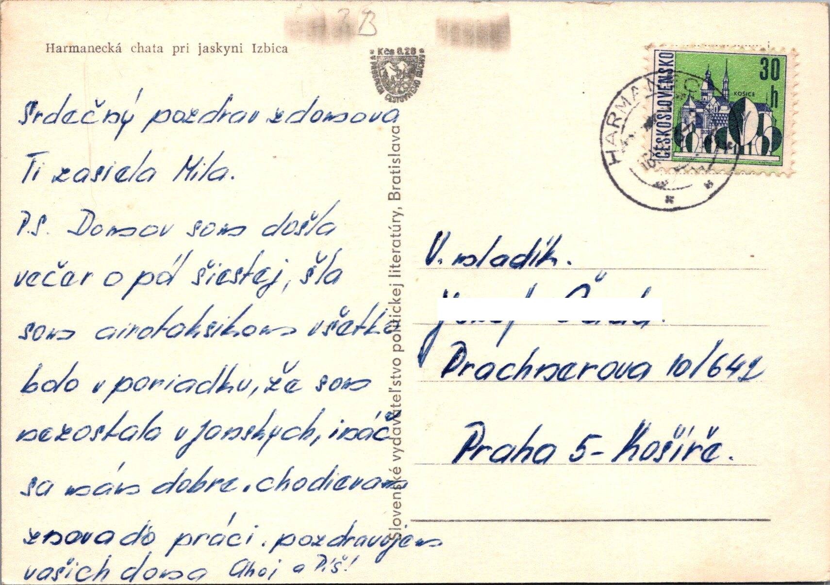 Harmanecká chata pri jaskyni Izbica