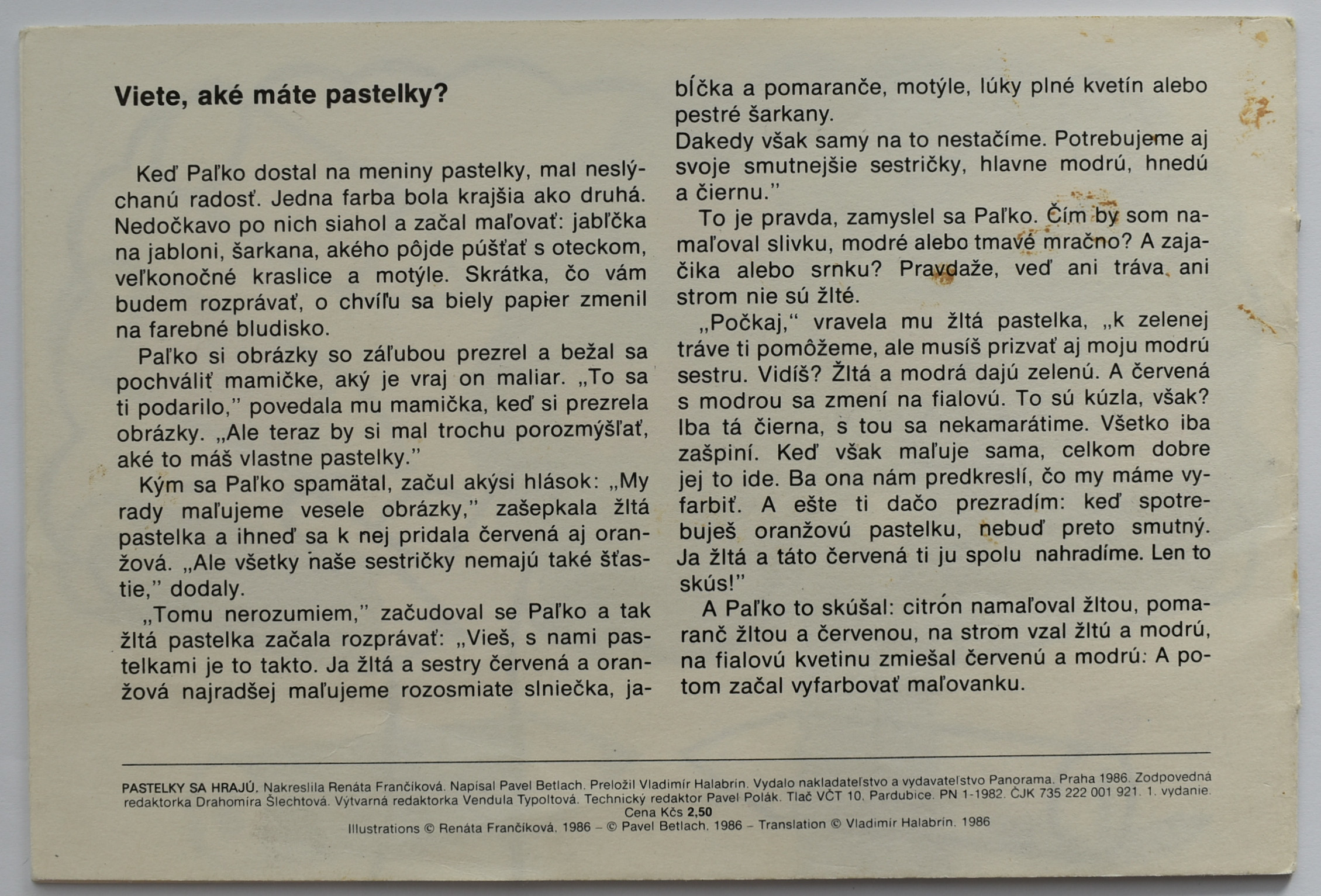 Retro omaľovánka