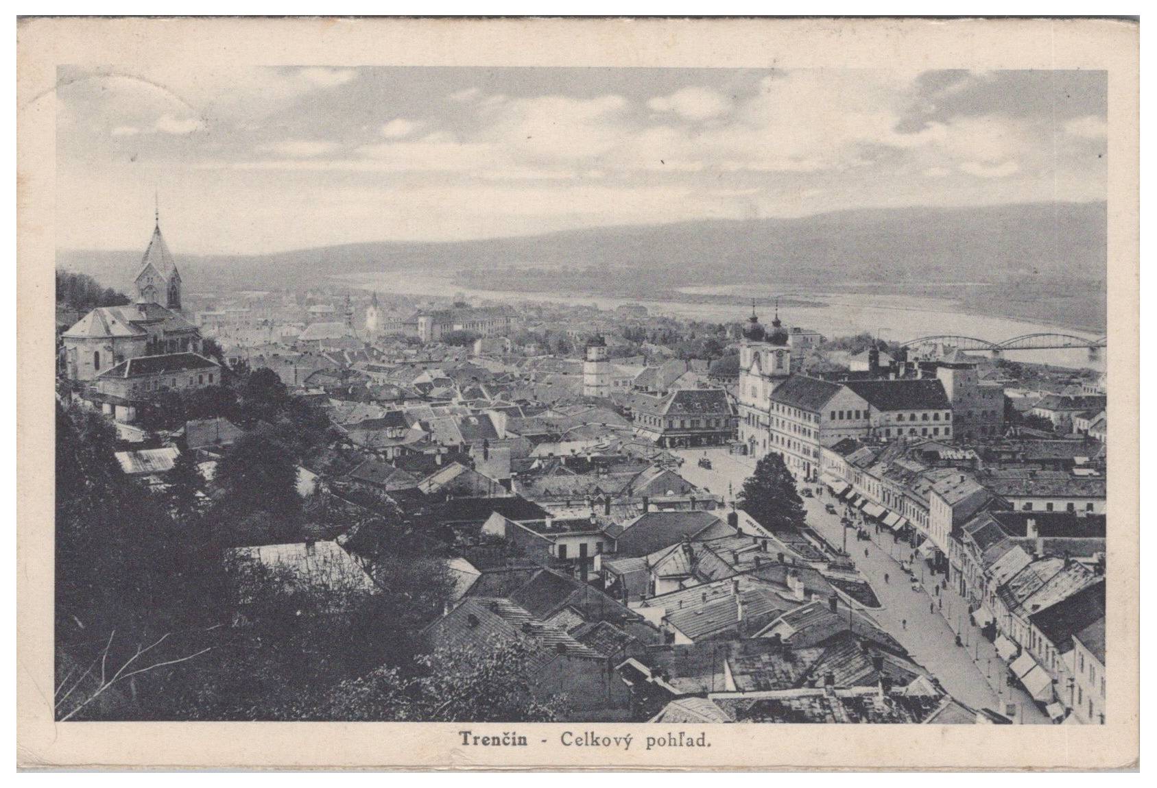 Trenčín - pohľad na mesto