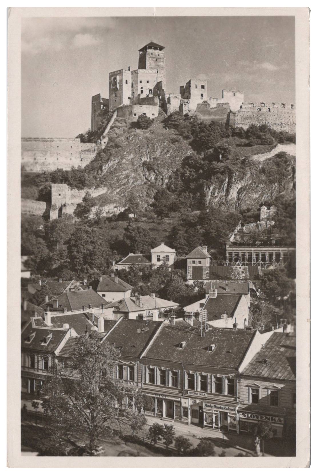 Trenčín - pohľad na hrad
