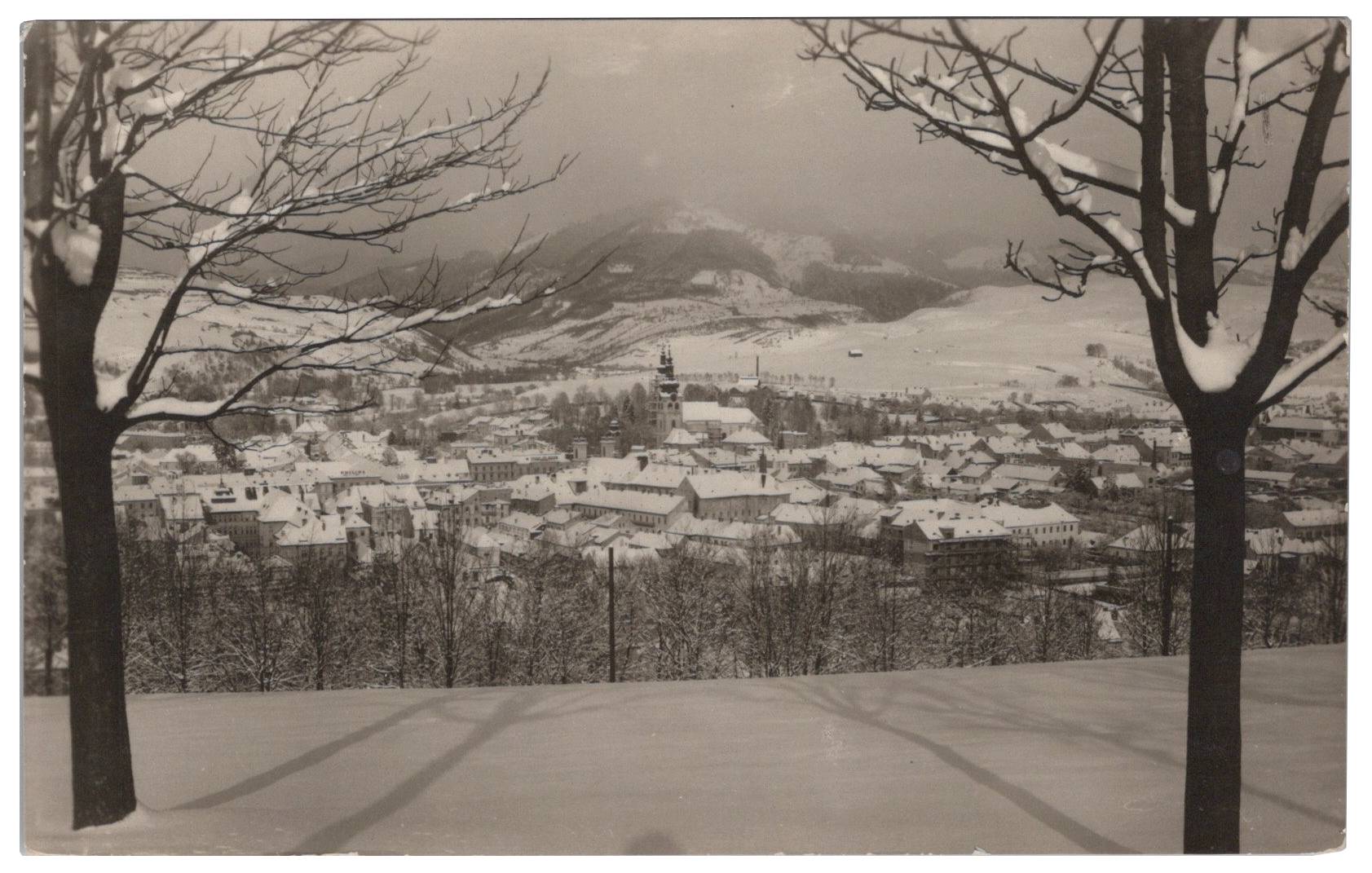 Banská Bystrica - Pohľad na mesto v zime