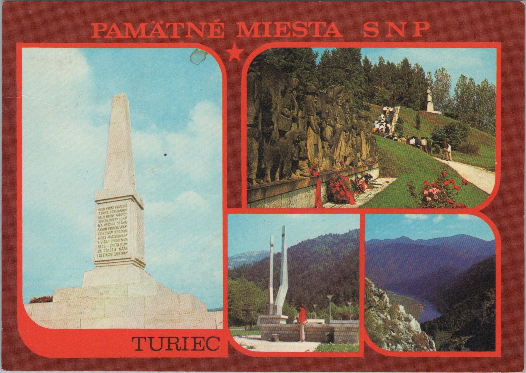 Turiec  - Pamätné miesta SNP