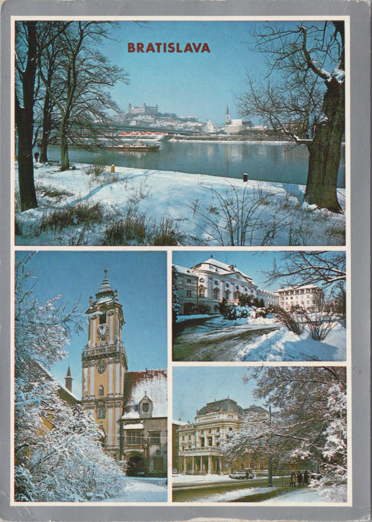 Bratislava v zime