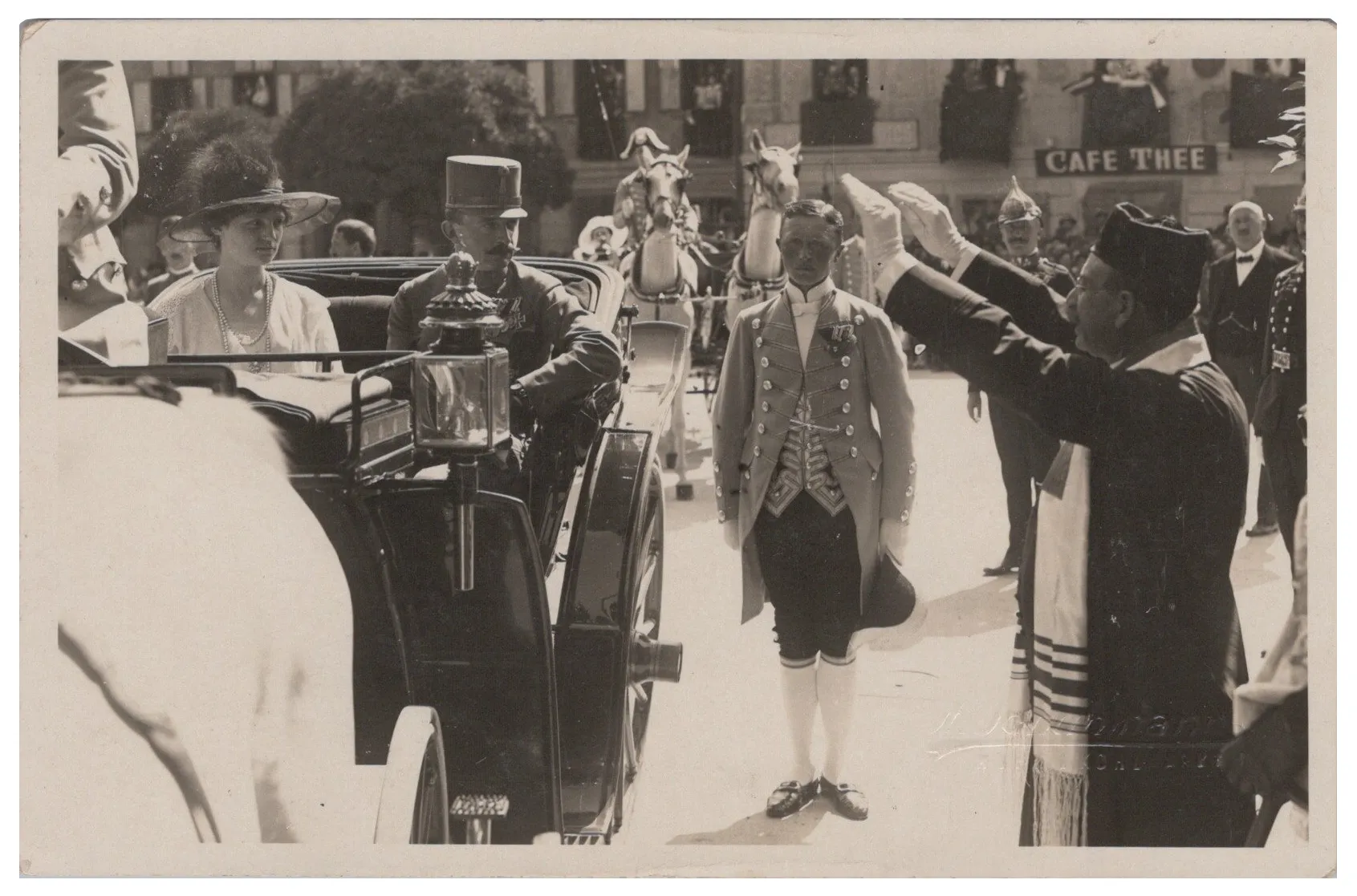 Cisár Karol IV. s manželkou
